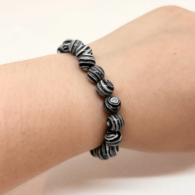 Malachite Noir et Blanc
