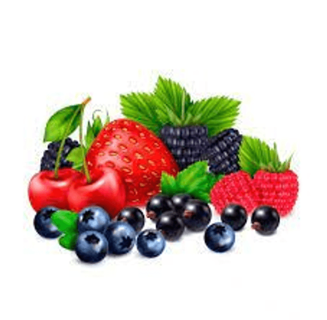 Fruit rouge et noir