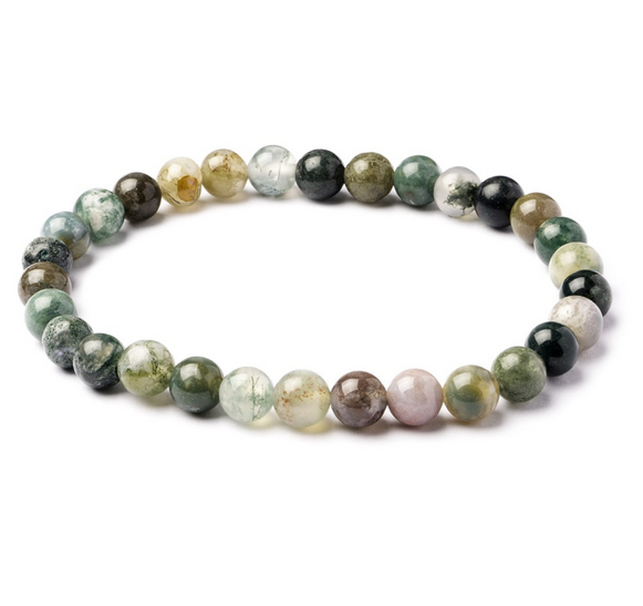 Bracelet Pierre Naturelle 6mm agate indienne