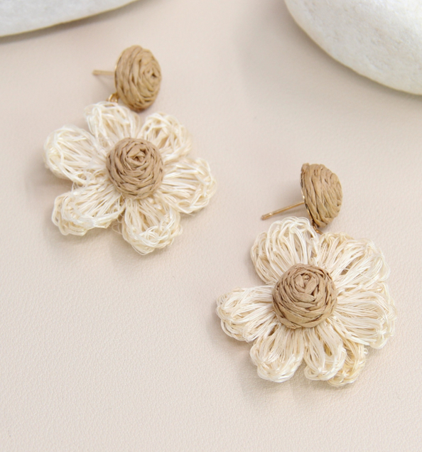 Boucles d'oreilles Fleur