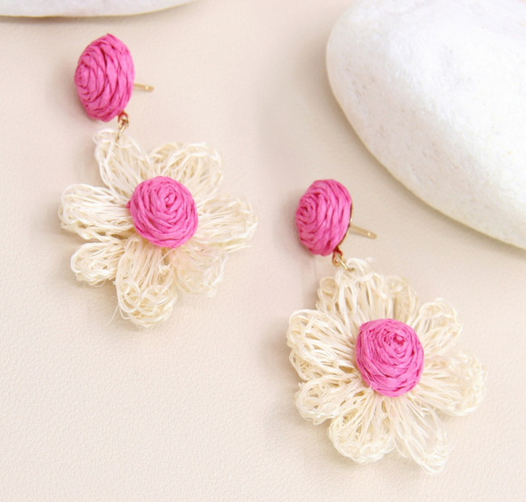 Boucles d'oreilles Fleur