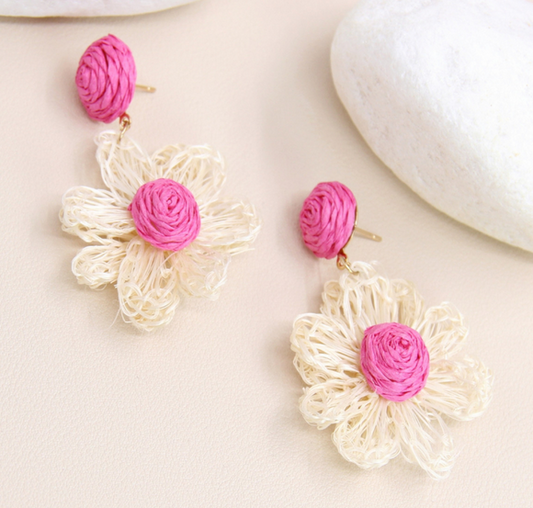 Boucles d'oreilles Fleur