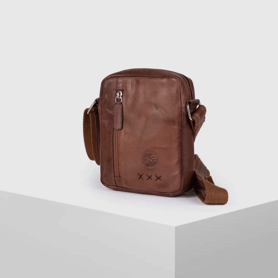 Sac à bandoulière Homme marron